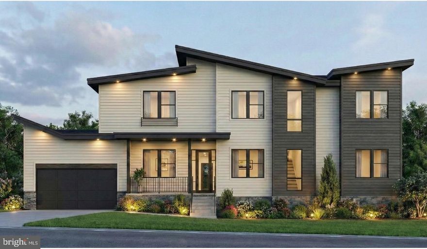 Very rarely does a home of this caliber come available with time to customize to your liking!  For those tired of the mundane and seeking a home that features striking contemporary design, generous open spaces, abundant natural light, and luxurious finishes then this is the one. Three finished levels spanning almost 4,500 total square feet provides 5 bedrooms (including 4 upper level bedroom suites!) as well as one additional full bath which creates a flexible floorplan for those desiring a main level bedroom, au pair suite, in law suite, etc! Just a few notable features include: 10 foot ceilings on main level and 9 foot ceilings on bedroom level, high end Bosch Kitchen appliances, entertainers basement fully equipped with stylish wet bar, Andersen casement windows and sliding doors, wide plank white oak flooring through, 48 inch gas fireplace in family room, high end lighting throughout, and security system installed. *Estimated completion is end of Feb 2026*