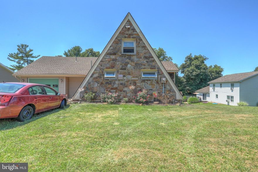 Sweet A frame in Lake Meade with a large fenced in yard. Open floor plan, cathedral ceilings, exposed beams, loft, dining room, kitchen with big pantry and all appliances included; lower level offers endless opportunities, owner s suite, den/office or nursery, family room or two more bedrooms and plenty of storage. The 15 x 17 deck is great for entertaining. Convenient to the entrance easy in and easy out.Our Lake is manmade consisting of 300 acres and 5.84 miles of shoreline. Power boats, kayaks, canoes, sailboats and pontoon boats share the Lake. (Some restrictions apply) The Lake offers fun from tubing, water sports, and fishing. We are a private community gated community. Our gate is staffed 24 hours each day. Visitors and guest must register. The recreations activities include the swimming pool with lifeguards and a giant slide with two curves, zero entry with a mushroom fountain depth to 3 feet. Diving is 12 feet deep with two diving boards. Main rectangular pool is 50 x 82 with depths of 4 to 5 feet deep. There is also a bath house and a snack shack. Lake Meade has 10 water front access with boat docks, playground equipment and picnic places. There are 2 basketball courts and a tennis court. The sports complex offers ball field, sand volley ball courts, soccer fields, playground equipment for small children and a picnic pavilion. The marina complex features Macs pizzeria an informal eatery with outdoor deck and summer fun. There are two boat launches, limited boat services available. Our 4th of July celebration is culminated spectacular over the water firework display. Lake Meade Fire and Rescue is conveniently located in our community. Lake Meade Municipality provides public water and sewer.