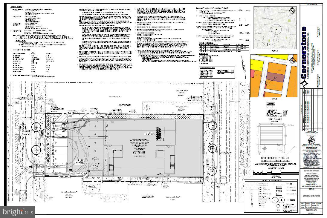 Incredible opportunity to acquire a 12,594 SQFT RM-1 zoned vacant lot in the Fairhill neighborhood of North Philadelphia, fully approved and ready for immediate development. This site comes with professionally designed plans for a 33-unit multi-family building featuring a mix of 1, 2, and 3 bedroom units, including accessible units, elevator access, roof deck, green roof, 10 off-street parking spaces, an interior bike room, and a mail/package room — tailored for modern urban living.
The lot includes a full package of approvals and documentation: zoning permit, street approval, post-construction stormwater plan, complete ERSA plan, and environmental testing already completed — reducing risk and fast-tracking your development timeline.
Ideally located near the Broad Street Line, this site offers convenient access to North Philadelphia Station, with direct transit from NRG Station to Fern Rock TC. With housing demand growing in this part of the city, this lot is positioned perfectly for a forward-thinking developer or investor ready to break ground.
This is your chance to secure a fully entitled development opportunity with strong upside in one of Philly’s rapidly evolving neighborhoods. Drive by and make an offer!