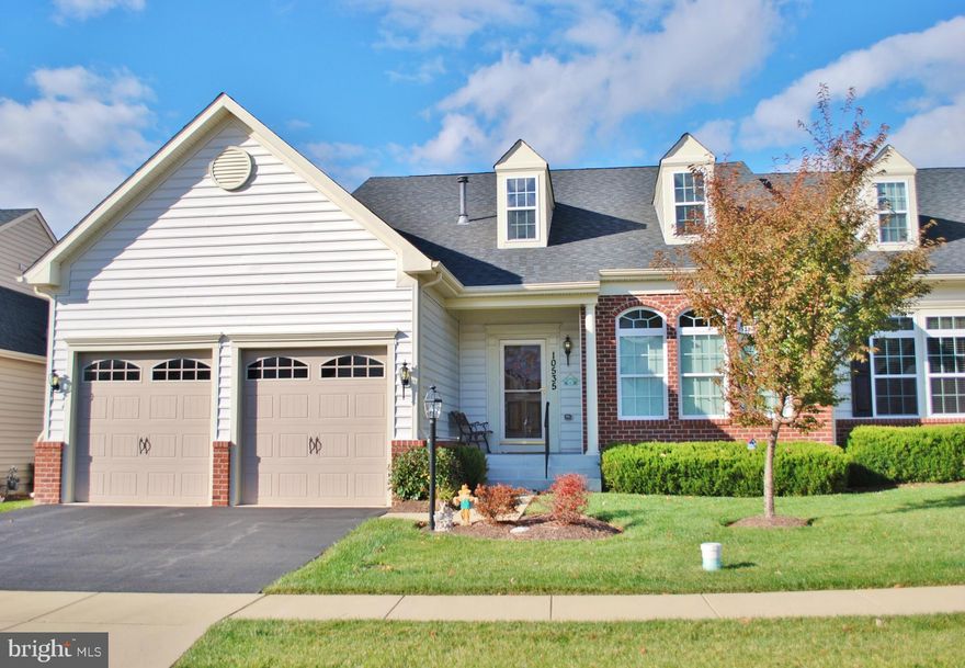 This Move in Ready home has a fabulous floor plan and is located in The Signature Club at Greenview, a 55+ Community. Only 4 years young, this beautiful home features cathedral ceilings, a 1st floor MASTER suite, HARDWOOD floors, GRANITE counters, plus 2 more bedrooms upstairs. A huge SKYLIGHT brings in tons of light and the owner has recently added a screened-in porch to enjoy the backyard!