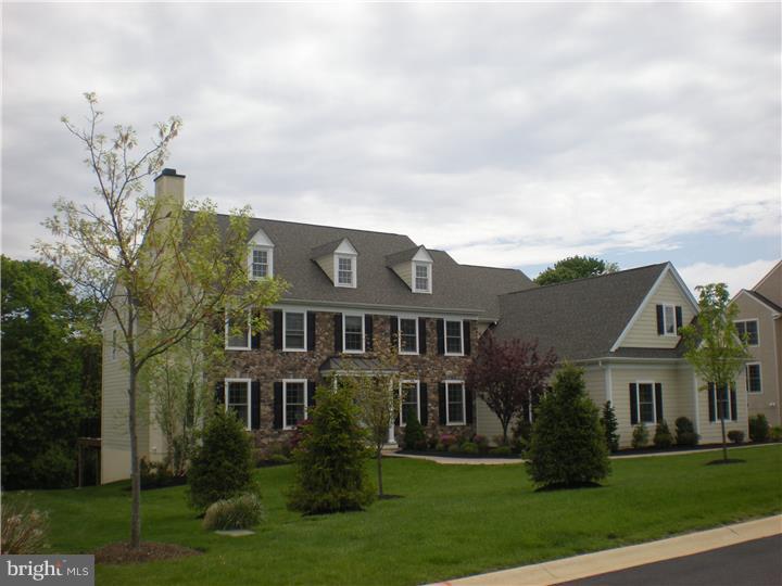 Quick Delivery Spec Home Ready In 60 Days! Beautiful level lot buffered by open space on a cul-de-sac. Modified Edgmont Model featuring over 6500 Square Feet of living space with the option of adding an additional +2000 feet in the lower level. This exceptional floor plan offers an expansive kitchen that opens to a large breakfast room and spacious family room. A perfect gathering area. There is a professional office and a second study off kitchen ideal for homework, hobbies or computers. Formal living and dining rooms with elegant trim and moldings. Service entrance with cubbies and sports closet. The MBR offers sitting room, 2 walk in closets and state of the art bathroom. The secondary bedrooms are generous in size-no small rooms in this house. large laundry room on second level. 3rd level adds 1100 sq ft bonus room with full bath. The basement is walk out and ready for finishing. This is one of only 3 opportunities left to own your new home at brick House Farm. A wonderful community with 25 acres of private open space, jogging trails, nature walks, and fishing pond. Call for floor plans. House pictures shown are of a similar model. House is currently under construction.