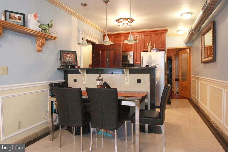 Customized 1-bedroom apartment in Wash West walk-up bldg, directly across from Thomas Jefferson University Hospital campus, available now. Features include a handsome newer kitchen with spacious cabinets, granite countertops, marble floors, a breakfast bar, and a roomy living room with commercial-grade windows for improved noise reduction. Enjoy a spacious bedroom suite with a full-sized stacked high-efficiency washer and dryer in the unit. Tenant pays gas (cooking, heat, and hot water) and electric (lights and A/C). The landlord pays for cold water and sewer. Spayed/Neutered cats will be considered at the Landlord's discretion with a $500.00 pet deposit of which $250.00 is non-refundable.