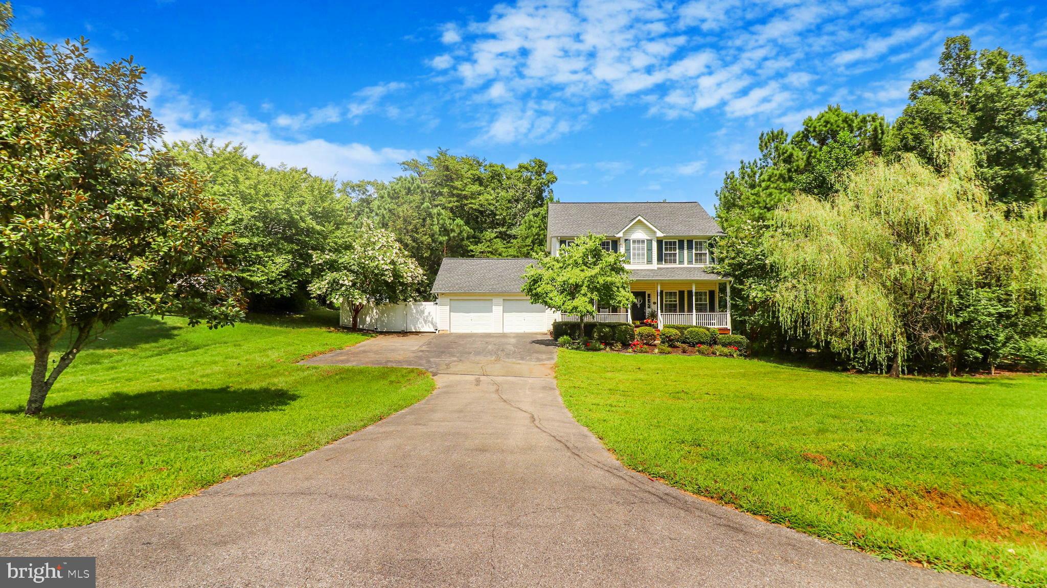 Welcome to 21158 Marigold St, a beautifully maintained Colonial in the sought-after Kingston Estates community. This spacious home offers over 2,600 sq ft of living space on more than an acre, blending comfort, functionality, and privacy. It features 4 generously sized bedrooms, 2.5 bathrooms, a finished basement, and an updated kitchen with stainless steel appliances. Step outside to a peaceful, tree-lined backyard complete with garden beds, a storage shed, and a large rear deck perfect for entertaining or relaxing 🌿 The attached 2-car garage includes a built-in workbench, and just next to it, you’ll find convenient boat storage. The driveway offers parking for up to 6 cars 🚗 Just minutes from the charming town of Leonardtown, you'll enjoy easy access to shops, restaurants, schools, and beautiful waterfront attractions 🌊 Annual HOA fee is $440. Don’t miss this opportunity to own a stunning home in a quiet, well-established neighborhood! 🏡