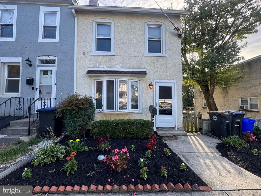 If you looking for Conshohocken charm that has been updated to today's standards, you have found your place.  When you open the beautiful front door you immediately notice the warm hardwood floors throughout.  Stepping through the door, you are in the cozy well kept sitting room filled with light cascading though a large bow window.  Just pass the stairway is the heart of the house, the updated eat in kitchen.  The Kitchen has two large windows overlooking the large backyard.      The lower level, offers a laundry room area equipped with newer washer/dryer and lots of storage.  There is a TV / Gaming room that attached to a room that has been used as an office and workout area.  The office area has two large windows to look out over the porch and a door that offer walkout to the yard.  The yard is a double lot that has been great for BBQ's and party fun.      Back upstairs is a large front bedroom that has nice closet space along with surprising storage space.  Across the hall is the bathroom and second bedroom.  The third floor is a loft bedroom that has a twin size captain bed that pulls out to a king bed.    Central air services the finished basement, 1st and 2nd floors, while a portable AC / heating unit services in the loft.