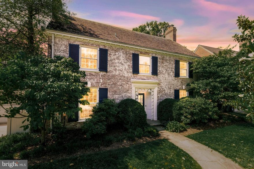 Situated on a quarter-acre in Washington’s established Crestwood neighborhood, 1970 Upshur Street NW is a gracious four-level Colonial offering uncommon space, thoughtful updates, and exceptional privacy, located on a quiet street one block away from Rock Creek Park’s Valley Trailhead. With 4,090 square feet of finished living space, seven bedrooms, and five-and-a-half bathrooms, this residence offers everything that discerning buyers seek in the nation’s capital.  Mature landscaping and stone hardscaping surround the home, creating a tranquil outdoor setting that feels worlds away from the city—yet only minutes to downtown. This is Washingtonian living at its most peaceful and private.