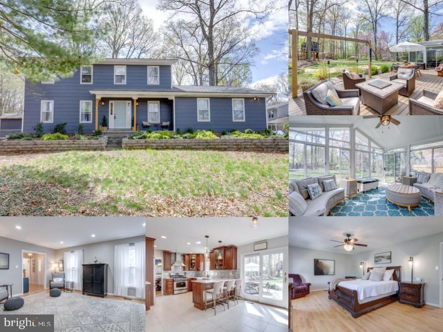 Welcome to 5105 Summit Dr, a charming colonial home nestled on a nearly 1-acre lot in Fairfax! With over 3,000 square feet of living space, this home offers a perfect blend of classic charm and modern upgrades. The expansive, flat backyard features an incredible treehouse, making it a dream for all ages!

Step inside to discover beautiful hardwood floors on the main level. The formal living room boasts a designer wallpaper accent and flows seamlessly into the dining room, where board and batten detailing and updated lighting add elegance. The upgraded kitchen features quartz countertops, a custom backsplash, a farmhouse sink, stainless steel appliances, and gas cooking. A peninsula island with designer pendant lighting provides extra seating and prep space. The sunny breakfast area opens to the deck, while a step-down family room with a gas fireplace and skylights leads to a spacious screened porch.

Get ready for endless outdoor fun! Fire up the grill for a summer barbecue, play ball in the grassy yard, and gather around the fire pit for cozy evenings under the stars. Children of all ages will love to hide away in the treehouse--complete with power!

Back inside, the updated laundry room features stylish tile flooring, front-load machines, and access to the two-car garage. Upstairs, the large primary suite offers a walk-in closet and a dressing area with ample storage, leading to an updated en-suite bath with a Bluetooth speaker setup. Three additional bedrooms and an updated hall bath complete the upper level.

The remodeled lower level is built for entertainment, featuring a media room with a projector and screen—perfect for movie nights or watching the big game! A bonus room offers flexible space for a home gym, hobby area, or playroom.

Conveniently located off Route 29 with easy access to Fairfax County Parkway and I-66, this home is just moments from shopping, dining, and everyday essentials—including Wegmans, Costco, and downtown Fairfax City!

Don't miss this opportunity—schedule your tour today!