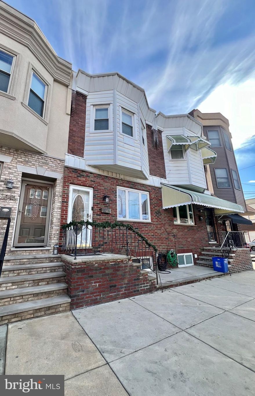 Welcome to one of South Philly’s best reasonably priced  3  ample size bedroom home.  This  property offers hardwood flrs,  a spacious living room, a well placed powder room, a formal dining room, an open concept with a luxurious kitchen  w/ plenty of white Shaker cabinets, custom countertop, garden style sink, energy efficiency appliances, over sized island, plenty of natural sunlight, ample size pantry, access to a fully fenced cement rear yard. The upper floor offers ample size bedrooms w/ plenty of closet space, and a modern hallway full size bathrm. The basement is partially  finished with  a powder room and utility /  laundry room .  A motivated  Seller who is seeking Buyer(s) that desire a well kept home. The sale of the property is contingent upon the Seller purchasing another home.