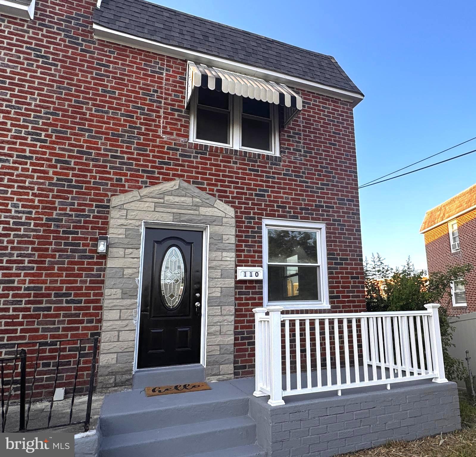 Beautifully renovated 4BR twin in Ridley Park with new roof, modern kitchen, finished walk-out basement, and oversized 21*21 2-car garages —desirable Leedom Estates neighborhood of Ridley Park and award-winning Ridley School District, move-in ready and walking distance to schools, parks, and swim club! features a bright, spacious living room with recessed lighting, a dining area with chandelier, and a modern kitchen with new granite countertops, stainless steel appliances, and ample cabinet space. The first floor boasts new luxury vinyl flooring, while the second floor offers three comfortable bedrooms and a brand new hall bath, new carpet. The finished walk-out basement includes a large entertainment area, a new convenient half bath, and a large versatile room that can serve as a fourth bedroom or home office. Recent major upgrades include a new roof, new water heater, new electrical panel box, and updated central AC.