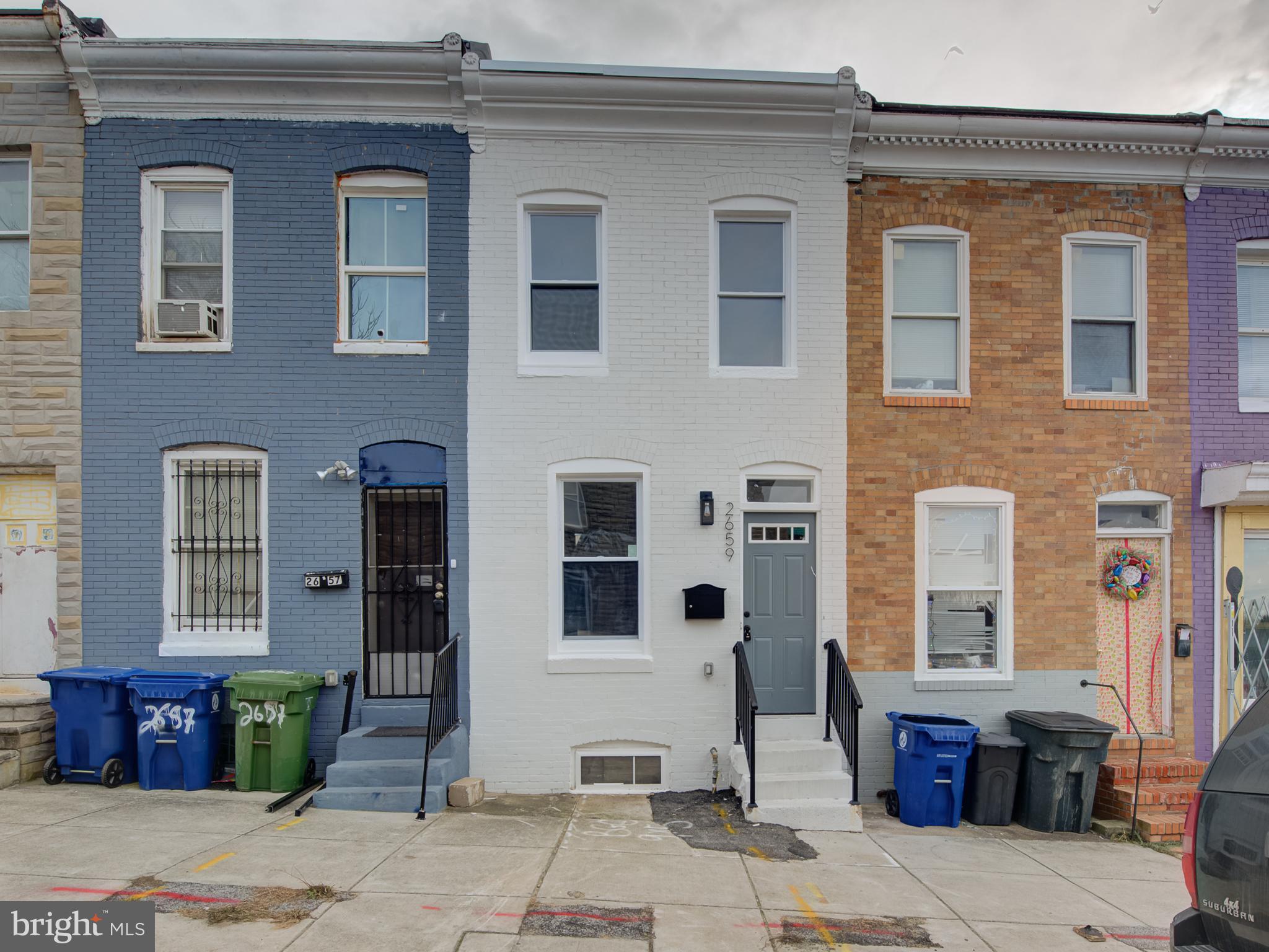 Welcome to this beautifully remodeled 2-bedroom, 1.5-bathroom townhouse located in the heart of Baltimore, MD. This home has been completely updated with a modern design and high-quality finishes, offering a fresh and stylish space for comfortable living. The main level features an open-concept floor plan with luxury vinyl plank flooring, recessed lighting, and a bright, airy living and dining area. The kitchen is a true standout with brand-new appliances, white cabinetry ,making it as functional as it is beautiful.
Upstairs, you’ll find two spacious bedrooms with luxury vinyl plank flooring and ample closet space, perfect for rest and relaxation. The full bathroom is updated with modern fixtures and a clean, timeless look, while the main level includes a convenient half-bath with contemporary finishes.
Outside, the private, fenced backyard provides the perfect space for relaxing or entertaining. This home is conveniently located in a vibrant Baltimore neighborhood with easy access to parks, shopping, dining, and public transportation. Completely move-in ready, this modern townhouse is the perfect blend of style, comfort, and convenience. Schedule your tour today and make this stunning home your own!