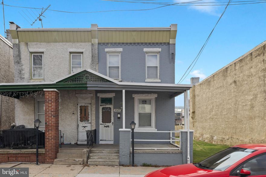 Welcome to this beautiful 3bedroom home! This property has been well maintained by the owner. This property offers a spacious living room, dining room and kitchen! There is a full size yard that allows for your creativity and privacy. There is also a full size basement with a washer and dryer hookup. This beautiful porch home is waiting for its next owner! Schedule your showing today! Conveniently located in close proximity of public transportation and interstate I-95.