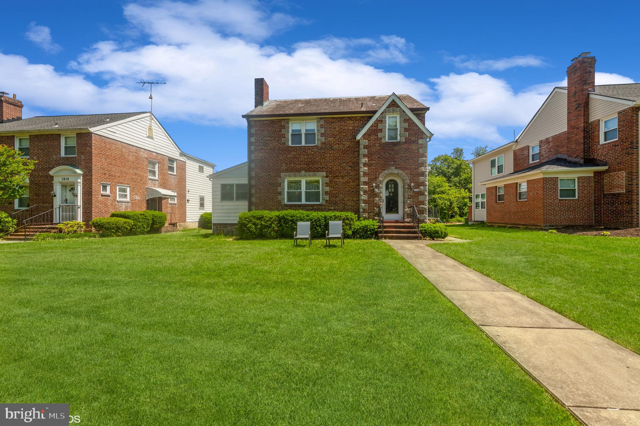 BEAUTIFUL 5 BEDROOM, 3.5 BATH HOME WITH REAR ADDITION. GLEAMING HARDWOOD FLOORS IN THE FORMAL LIVING ROOM & DINING ROOM. EAT-IN KITCHEN WITH BREAKFAST ROOM. LARGE MAIN LEVEL FAMILY ROOM & STUDY. UPPER LEVEL HAS A SPACIOUS PRIMARY BEDROOM SUITE WITH BATH, 4 ADDITIONAL LARGE BEDROOMS & BATH. LOWER LEVEL HAS A REC ROOM, UTILITY ROOM, BATH & TONS OF STORAGE SPACE. RELAX ON THE REAR DECK. NEWLY INSTALLED ROOF. REAR OFF STREET PARKING.