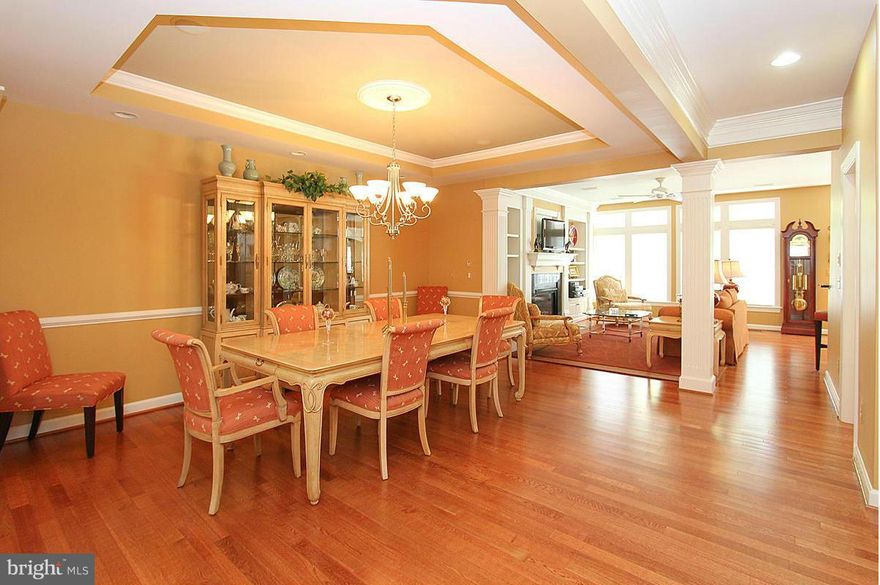 Every facet of this home expresses luxury N quality. LRG open floor plan- 4 full levels of upgrades.Custom kitchen W beautiful 2 refrigerator pantry/ gleaming HRW floors.Spacious Owners suite offers true luxury his n hers closets. Upgraded bath w frameless glass shower, dual shower heads + private deck. Oversized laundry room.4 great sized BDRM. Open lower level w wet bar full bath+ walk out.