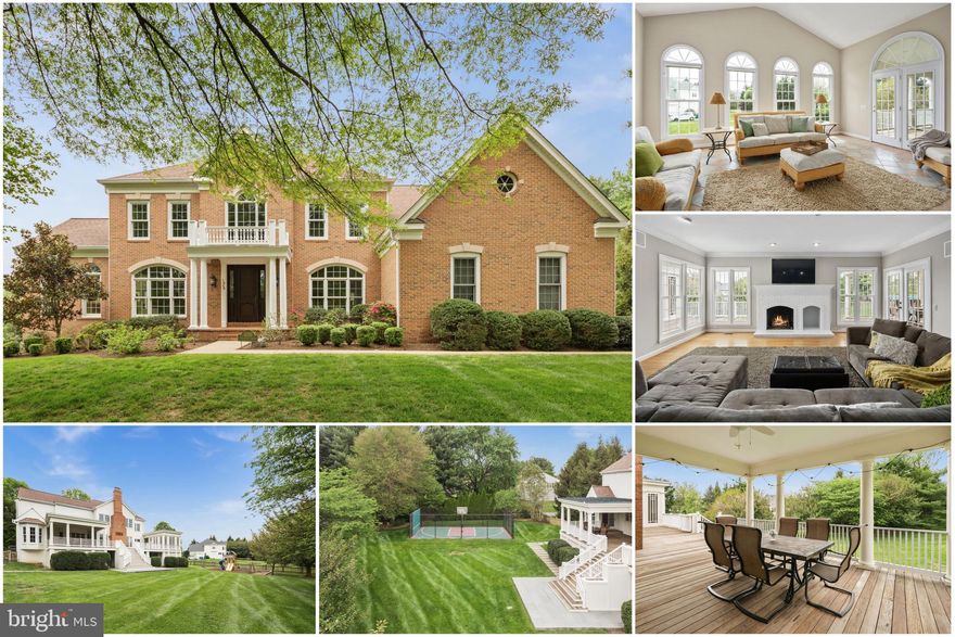 You’re going to love spending time with friends & family here! This beautiful 5 bedroom, 4.5 bath home with nearly 6,500 square feet was designed to entertain complete with an elevated IPE deck, screened-in porch, spa, flagstone patio, expansive yard & play area. The sport court is sure to be a hit for all those basketball & tennis lovers. Lots of great gathering spaces including a solarium & amazing walk-out basement that's a dream hangout area for all ages. There’s a rec room & game room with recessed lighting & 2 bonus rooms that can be used as an in-law suite &/or fitness room. Upstairs you'll find generous size bedrooms with a spacious owner's suite featuring tray ceilings, cozy gas fireplace, sitting area, double walk-in closets & large spa bathroom with dual vanities, soaking tub & frameless Roman Shower. There's a main level office with French doors ideal for remote work & home schooling. The gourmet kitchen features a center island, granite counters, stainless steel appliances & breakfast area that leads to the covered deck. Lots of natural light throughout the home with so many lovely features including beautiful hardwood floors, built-in bookcases, 2 cozy gas fireplaces, classic crown & shadow box molding, new carpet & so much more. There's a 3 car garage plus no shortage of storage inside & out. This home is located in the sought-after Langley School Pyramid walking distance to Lockmeade Park in a quiet & friendly neighborhood with sidewalks & large fields.  Convenient to downtown Great Falls just minutes to Reston Town Center, Tysons Corner & Metro. Open Saturday 5/1 & Sunday 5/2 from 1-4 pm. Offer deadline has been set for 2pm on Monday 5/3/21