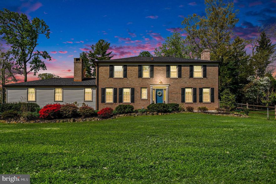 Welcome to your dream home 1005 Tenby Road. In the much sought-after neighborhood, This traditional brick colonial is in the Tredyffrin-Eastown School District.  Nestled on a serene 1-acre corner lot. Step inside to discover a spacious and thoughtfully designed living space. You are greeted by this  4 bedroom 3 bathroom home with, a newly renovated powder room, and a large formal living area with a fireplace,  The cozy family room has built-in cabinets and a second fireplace.
Spacious kitchen looking out to your backyard opens up to another family/media room.  There is a laundry room right off the kitchen for convenience. Formal dining room for special occasions.  Very spacious bedrooms and plenty of closet space. A fenced-in backyard... 2024 New roof and gutters. An unfinished basement for all your storage needs.