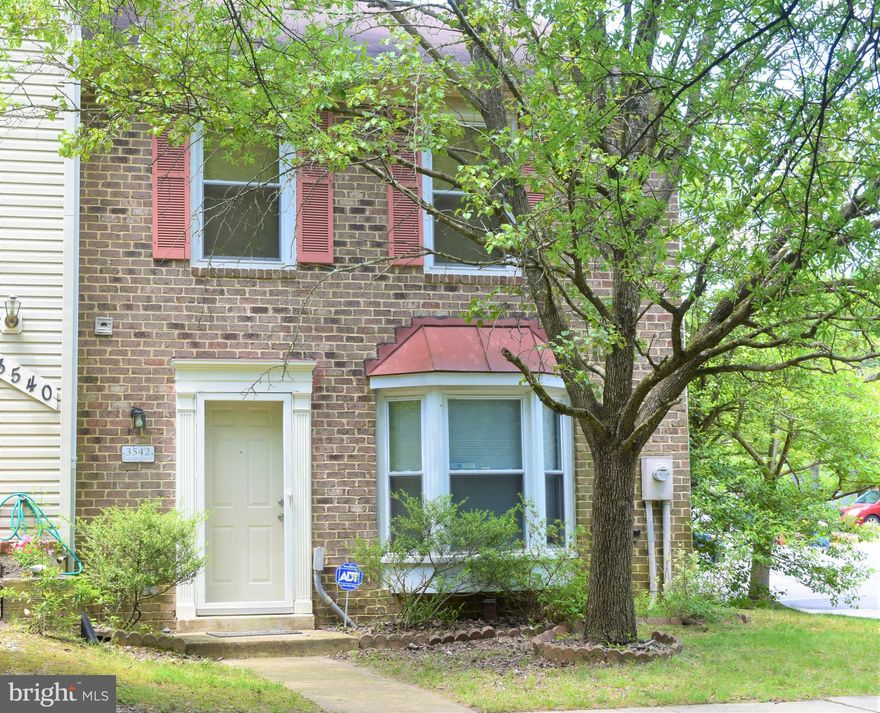 Welcome Home!!! Come see this beautiful 3 BR , 2 1/2 Bath, end unit,  town home in the sought after Bowie  community. Home features a large  eat -in  kitchen drenched with light  from bay window. Spacious living room with fireplace and entrance to the fenced backyard made for entertaining. Upstairs master bedroom has vaulted ceiling, over-sized closet, master bath with  standing shower. Don't miss out on this Gem . Close to  Bowie Town Center, Allens Pond,  and commuter routes.