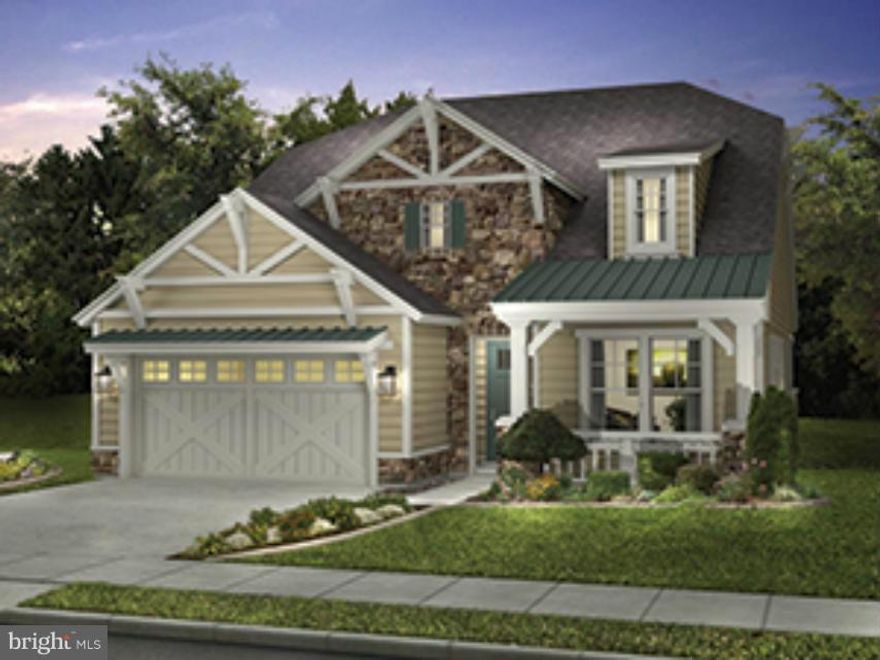 5-Star Resort Living awaits you at the 55+ community of Trilogy at Lake Frederick! Beautiful craftsman-style home with HardiPlank siding, Pella windows, 9+ ceilings, 2x6 exterior construction, 2-car garage, upgraded cabinets and granite counters, gourmet GE stainless steel appliances, and a finished basement. HOA includes lawn care, lake, trails, pools, ans so much more! April delivery.