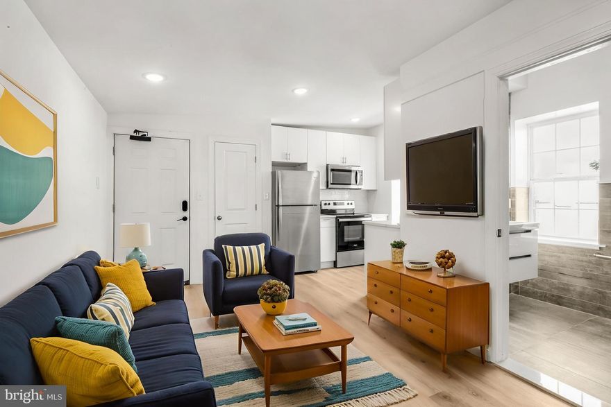 Available NOW: 2046 E Huntingdon St embraces a minimalist approach to city living in the heart of vibrant East Kensington. This professionally managed building offers six micro-units designed with simplicity and purpose in mind. The building has security cameras outside at all entrances for peace of mind. Unit #3F is a 2 bedroom, 1 bathroom apartment on the third floor with abundant sunlight and a closet in both bedrooms. Each unit features ductless mini-split A/C systems, wood floors, recessed lighting, and clean finishes throughout. Open floor plans and modern fixtures create a bright and functional space, while keyless entry provides added security and ease. The efficiency kitchens are outfitted with white shaker cabinets and stainless steel appliances, offering both style and practicality. Contemporary bathrooms showcase floating vanities, medicine cabinets, and glass shower stalls with rain shower heads and detachable shower heads for a spa-like experience. Some units feature built-in Murphy beds, while others include combined washer/dryer combos for your convenience. At 2046 E Huntingdon St, function meets form in a space that keeps life simple and stress-free.  Call for a tour today! 

Lease Terms:

Generally, 1st month, 12th month, and 1 month security deposit due at, or prior to, lease signing. Other terms may be required by Landlord. $55 application fee per applicant. Cats and small dogs 35lbs and under are conditional on owner's approval and may require an additional fee: $25/mo per cat and $45/mo per dog. Strictly no pets over 35 lbs. Tenants responsible for: electricity, cable/internet, and flat monthly water fee ($35 for Studios, $60 for 2BRs). Landlord Requirements: Applicants to make *3x the rent in monthly gross income*, 2 paystubs, tax return must be submitted with all rental applications, credit history to be considered (i.e. no active collections), no evictions within the past 4 years, and must have a verifiable rental history with on-time rental payments. Exceptions to this criteria may exist under the law and will be considered.