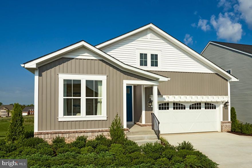 Welcome to the Arlington by Richmond American Homes! Greet your guests on the welcoming porch, then show them to their rooms and full bath upon entry! Meet them in your well-appointed gourmet kitchen with a center island, pantry, and stainless steel appliances, then relax in your great room with a fireplace, and end the night on your covered patio! A lavish primary suite is off the great room, showcasing vaulted ceilings, a deluxe bath with a walk in shower, and a generous walk-in closet! A convenient laundry room rounds out the main level. Head downstairs to the basement with a finished recreation room, bedroom, and full bath to host additional guests, with space to add an additional bedroom, and rough in plumbing for a wet bar, too!  Come see everything this home has to offer for yourself today!