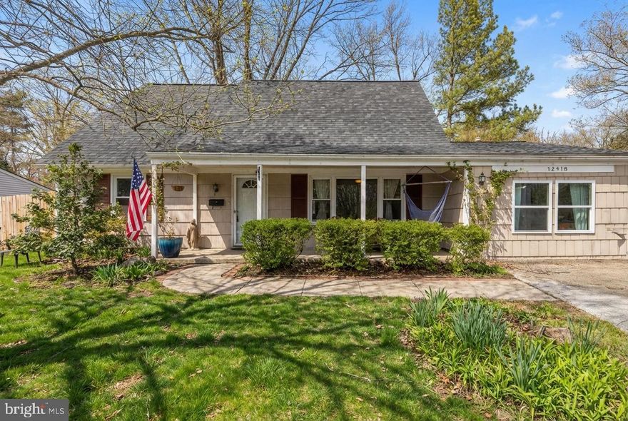 Welcome to 12316 Melling Lane in Meadowbrook at Belair, a beautifully maintained Cape Cod offering four bedrooms, two full baths, and a generous fenced backyard designed for everyday living and entertaining. The main level opens to an expansive living and dining area highlighted by updated flooring, a large picture window looking out to the neighborhood creek, and abundant natural light. The layout flows seamlessly into the eat-in kitchen, where sliding doors lead directly to the backyard, perfect for indoor-outdoor living. Just beyond, the converted garage creates a spacious family room ideal for gatherings, movie nights, or relaxing evenings. A dedicated laundry area, two well-sized bedrooms, and a full hall bath complete this level.

Upstairs, you’ll find two additional bedrooms and a second full bath, providing flexibility for guests, home office space, or growing households. The large yard offers ample space for entertaining, play, or gardening, while the location provides convenient access to the community amenities including Meadowbrook Park, Bowie Library, Giant, Mom’s Organic Market, and major commuter routes. Recent improvements to the home include a new dryer (Dec. 2024), two new windows (2025), new flooring and carpeting throughout the house (2024), new flooring in both bathrooms (2025), plumbing updates in downstairs bathroom (2025), electrical heavy-up (2024), A/C ducts cleaned (2024), new A/C condenser (2024), furnace replacement (2016), new roof (2023), water heater replacement (2019), cedar and cement board siding painted (2020), and more! A wonderful opportunity to enjoy comfort, space, and convenience in a well-established neighborhood. Images are virtually rendered and staged.