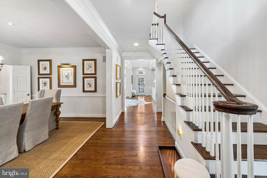 Welcome Home to this magnificent Colonial, perfectly nestled in the heart of Bryn Mawr andaward-winning Radnor School District! This spacious and elegant home features masterfuldesign, modern flow, and traditional luxury. You'll be instantly swept away by large sun-filledrooms, 9' ceilings, on-site finished oak floors, crown molding, and chic chandeliers and sconcesby upscale designer brand, Visual Comfort. Easy living begins when you enter the center hallfoyer, open to both Formal Living and Dining Rooms. The formal dining room with traditionalwainscoting and adjoining Butler's Pantry is perfect for any event. The foyer continues to anamazing Family Room with gas fireplace adorned with wood-paneled mantle, built-inbookshelves, and beamed ceiling. The family room window wall leads to the Trek Deck with16'x13' Perfecta Motorized Retractable Awning and Weber Gas Grill, making Indoor-OutdoorLiving a reality. The Gourmet Kitchen is fabulous with an Over-Sized Island, Wolfe 48 "Cooktopwith 6-burners / grill and unique Chef's Window, Sub Zero built-in Fridge / Freezer, Bosch DoubleWall Ovens, Bosch Dishwasher and convenient built-in Microwave Drawer. The kitchen boastsplenty of soft-close cabinets and dovetail drawers for ideal organization, like pull-out shelves andnatural maple cutlery inserts. The Custom Pantry is complete for optimal storage with soft-closepull-out shelves, bins, and wine storage rack. Enjoy more casual dining in the tranquil MorningRoom, surrounded by 3 window walls and trees! The Oversized 2-Car Garage features customStorage Racking System, 8  Built-In Storage Cabinet, and Built-In Work Bench to organize all yourhobbies, polyaspartic finished flooring (better than epoxy!), Hunter Douglas shutters, andelectronic keypad. With Custom Bench Seat and Cubbies, Built-In Desk, Custom Entry Closet, andPowder Room, the Mudroom can easily keep the family organized. A Private Staircase leads to aGuest Bedroom with en-suite and 2 closets. The Master Bedroom Retreat occupies the 2nd floorwith box-tray ceiling, built-in window seat, and Custom His and Her Walk-In Closets. The spastyle Master Bathroom has separate vanities, soaking Kohler tub, glass-enclosed shower, andwater closet. A 2nd-floor laundry room with Samsung WIFI Flexwash washer and dryer and 2additional bedrooms, both with private en-suites and custom closets, complete the Upper Level.With Hunter Douglas Provenance Woven Wood UltraGlide Shades (some with PowerViewmotorization), and Pinch Pleat Linen Curtains or Cornices, the abundance of Anderson windowsare all elegantly customized! PowerView shades, Lutron Lighting System, and Honeywell WIFIThermostats are ready for mobile, tablet, or computer operation. Other features include Kohlercomfort height, soft-close toilets, 2 zoned Carrier HVAC units, 2 Honeywell Humidifiers, andHoneywell Alarm System. With Complete Architectural Plans in place, the 9' Walk-Out Basementwith loads of windows and wide slider is ready to permit. Located 2 blocks from Rosemont TrainStation, you have the convenience of fast train service to Center City Philadelphia and majortransportation routes, while living in a historic, tree-lined suburban location, within walkingdistance of shopping and dining on the Main Line, and close to many prestigious private schoolsand universities. This home is the Best in Modern Living!