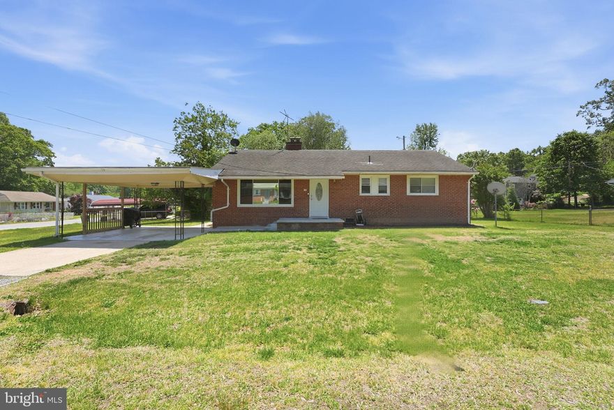 Welcome to 4 Jenkins Dr! A beautiful rambler situated on a large corner lot. This home has beautiful new LVP flooring from the living room, running throughout the hallway and fresh carpet into the gorgeous well lit bedrooms. In the kitchen you’ll find new modern floor, entire home has freshly painted walls and ceiling, with an attic accessible from hallway for extra storage as well as a  shed in backyard. Your next home is move in ready and located minutes from Indian head navel base 210, grocery and shops!