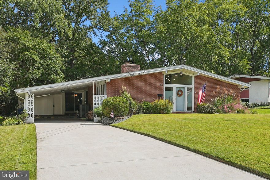 Welcome to a beautifully maintained one level living mid-century  home nestled  in Stratford Landing, an  Alexandria neighborhood. This inviting home offers a thoughtful layout filled with natural light, comfortable living spaces, and timeless charm. The main living areas flow effortlessly, making the home ideal for both everyday living and entertaining. Enjoy a spacious updated kitchen with ample storage and prep space, well-proportioned bedrooms to include a walk in closet in the owner's suite , and flexible rooms that can adapt to today’s needs—whether a home office, guest space, or workout area. Enjoy the see through wood burning fireplace. Outside, the property features a private yard perfect for relaxing, gardening, or hosting gatherings. Conveniently located near shopping, dining, parks, and major commuter routes. Blocks to GW Parkway and minutes to Old Town. 8611 Camden Drive combines neighborhood tranquility with easy access to everything Alexandria has to offer. Make this your home to enjoy the upcoming Springtime!