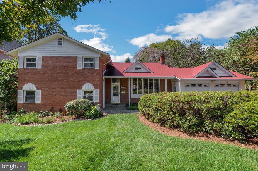 This property is located near to NIH. Westfields is a short distance, as well as 270 & 495.  The home is freshly painted, and 2 levels and 3 staircases of beautiful oak have been finished in a natural brilliant finish.  There is a 2 car garage, beautiful gardens front & back, a finished room off of the kitchen and dining room.  New hot water heater, refurbished HVAC. 4 levels with 3 bathrooms, a lot of privacy for a larger family, and the schools and neighborhood are wonderful. The property is sold "as is".