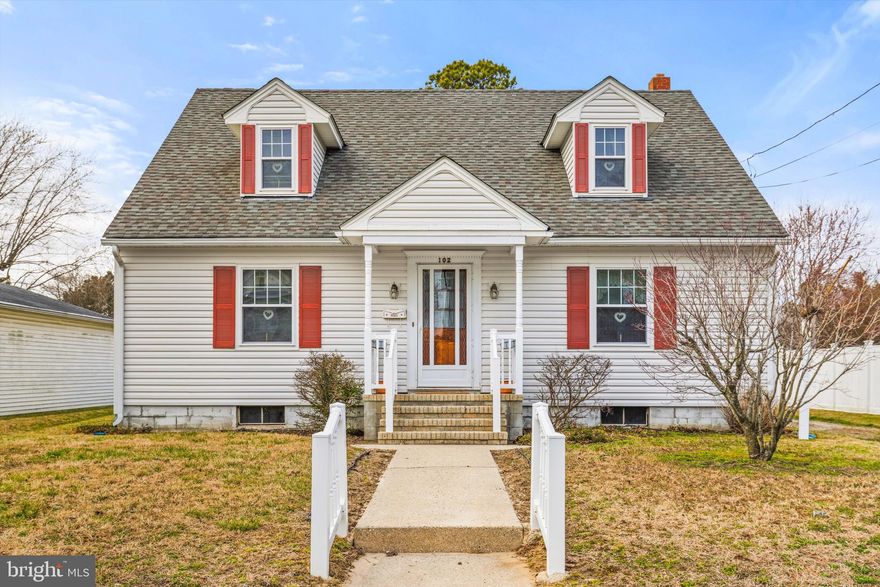 Here it is, the one you have been waiting for. Located right in town, Snow Hill, on a quiet street, with a cute yard. The house looks like a small cottage, but wait till you get inside.  Four good-sized bedrooms, 2 Full baths, a living room, a Sunroom, a formal dining room, and an Eat-in Kitchen. Lots of closet space, and a full dry, warm 30' x 35' basement that is an easy walk down from the interior of the home, meaning you have space to store everything. A private 10' x 15' deck on the back overlooks the backyard and is the perfect place to catch morning coffee or for an evening cookout. Just a couple blocks from downtown with Resturants, Shoppes, Galleries, a great bakery, a coffee house, Hair Salons, and so much more. Snow Hill is located between the beaches of Ocean City, MD, Chincoteague Island, VA, and Assateague Island National Seashore. 20 Minutes from all the services of Salisbury, MD, and the town Has Festivals and events year-round to bring constant fun to living in town. Plus, with several parks and the Pocomoke River running through town, there is so much to do and see. This home offers so much for the money, you want to see it ASAP before someone else is living your dream.