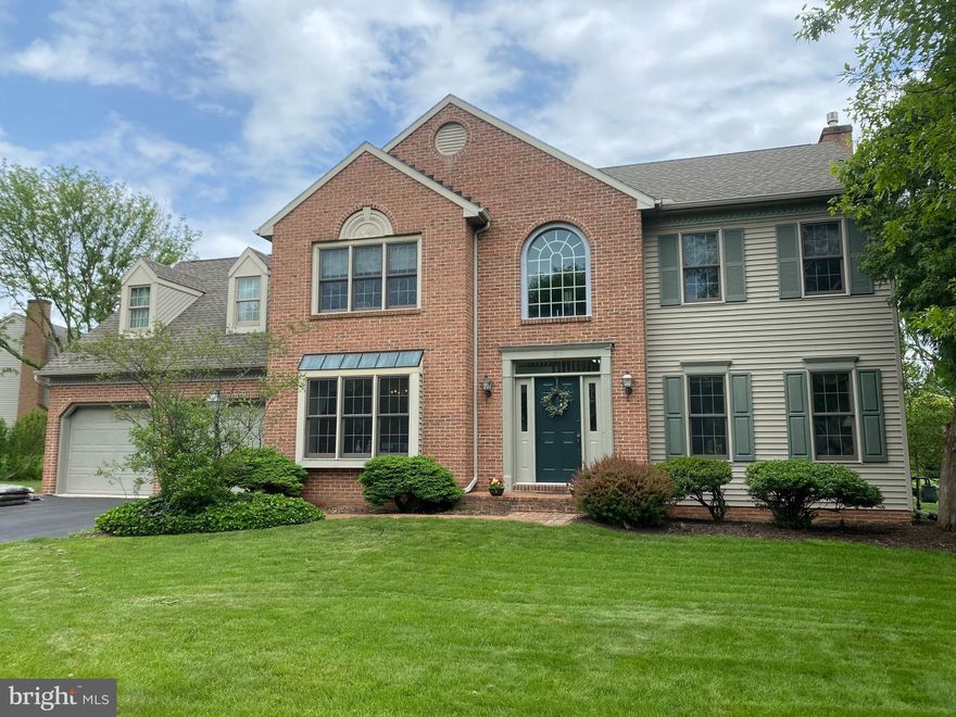 Nestled in the charming subdivision of The Ridings, this stunning Colonial-style home offers a perfect blend of modern comfort and classic elegance. With a major renovation completed in 2018, this residence boasts an impressive 2,699 square feet of living space, making it an ideal sanctuary for those seeking both style and functionality. Step inside to discover a warm and inviting interior, featuring a spacious open floor plan that seamlessly connects the family room and kitchen. The family room, adorned with a cozy gas fireplace, is perfect for gatherings or quiet evenings at home. The kitchen is a chef's delight, equipped with high-efficiency appliances including a self-cleaning oven, microwave, and dishwasher (new), ensuring meal prep is a breeze. Enjoy casual dining in the breakfast area or host formal dinners in the separate dining room, complete with elegant crystal chandelier and chair railings. The home offers four generously sized bedrooms, including a luxurious primary suite with a walk-in closet and a spa-like bathroom featuring a jetted tub and a walk-in shower. The exterior of the home is equally impressive, set on a spacious 0.52-acre lot that features beautifully landscaped front and rear yards. Enjoy outdoor living on the patio or porch, perfect for morning coffee or evening relaxation. The property also includes an oversized attached garage with ample storage space, along with a driveway that accommodates multiple vehicles. Located in a serene suburban setting, this home provides easy access to local amenities while maintaining a peaceful atmosphere. The neighborhood is known for its friendly community vibe, making it a wonderful place to call home. With energy-efficient, aluminum whapped windows and a well-maintained exterior, this property is not only beautiful but also practical. The combination of modern updates and classic charm makes this home a rare find. Don't miss the opportunity to make this exquisite residence your own, where comfort and style await at every turn.  WITH AN AHS HOME WARRANTY INCLUDED, THIS HOME IS PRICED TO SELL!