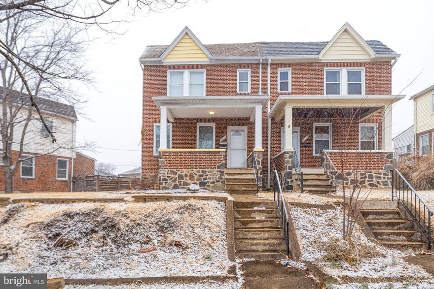 Welcome to 4604 Walther Ave, a beautifully finished 5-bedroom, 3-bath semi-detached home that perfectly blends comfort and style. Step into the inviting entry hall, where painted trim accents the stairway and ornamental window trim enhances the elegant cased openings leading to the living and dining rooms. The living room features charming wall sconces and the first of five ceiling fans, creating a bright and airy atmosphere. The open L-shaped kitchen boasts new stainless steel appliances, including a fridge with icemaker, range, and microwave, with convenient access to a rear deck overlooking the backyard. Upstairs, find three spacious bedrooms with ceiling fans and a full bath, while the lower level offers two additional bedrooms, recessed lighting, and a laundry area. Completing this wonderful home is a detached one-car garage.
