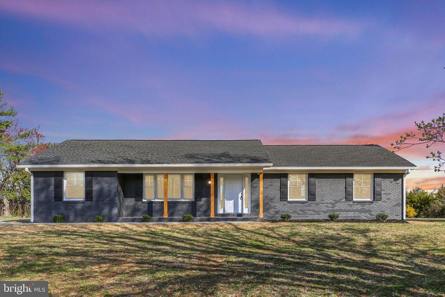 Price Improvement!! Serene Country Living in Orange, VA.  Escape to the tranquility of rural Virginia with this charming 3-bedroom, 2-bathroom home nestled on a sprawling 4-acre lot. This newly renovated 1672 sqft home offers 3 bedrooms and 2 full baths on a unfinished basement.  Upgrades include the following: New Roof, New HVAC, New Windows, New Kitchen Cabinets, New Bath Vanities, New Quartz Countertops, New Stainless Steel Appliances, New Tile Surrounds in Baths, New Plumbing Fixtures, New Electrical Fixtures, New LVP Flooring, New Carpet, Fresh Paint and so much more. You'll enjoy a serene rural setting while remaining within reach of local shops, dining, and recreational opportunities.  Don't miss your opportunity to own this beautiful home.