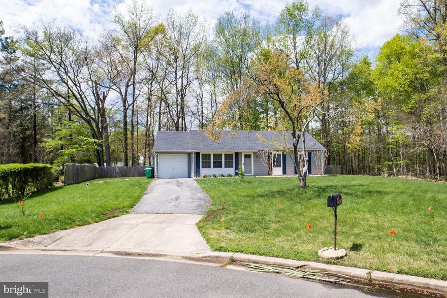 Nestled in a cul-de-sac, this charming rambler offers a perfect blend of comfort and style. Featuring three spacious bedrooms and one and a half baths, the home welcomes you with a bright and airy ambiance throughout. The open-concept living room flows seamlessly into a beautifully designed kitchen and dining area, complete with stunning granite countertops, top-of-the-line cabinetry, and sleek stainless steel appliances. French doors open to a fully fenced backyard, ideal for outdoor entertaining or quiet relaxation. A one-car garage and a private driveway add convenience to this delightful residence. Ideally located just moments from shopping centers, dining destinations, and movie theaters, this home offers both tranquility and accessibility in one inviting package!