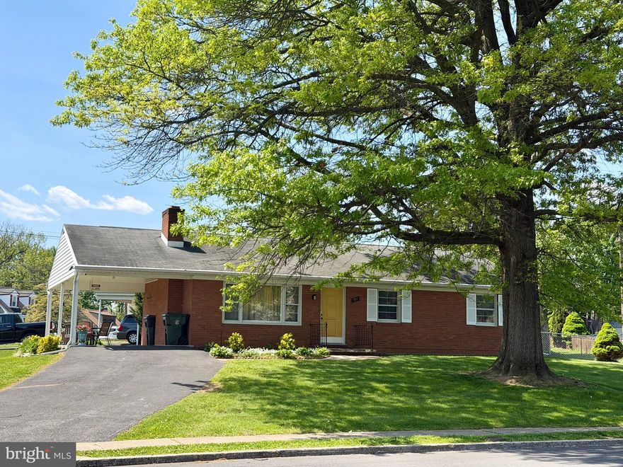 Welcome to a beautiful single-family home, totally renovated in 2020 in a quiet neighborhood on large corner shady lot with 4 bedrooms 3 full baths, 2 fireplaces, hardwood floors, lower level with laundry room, workshop/storage. Walkout asphalt drive to carport, 2 miles to Hagerstown Premium Outlets, 21 miles to Whitetail Resort, the property is offered with negotiated furnishings.