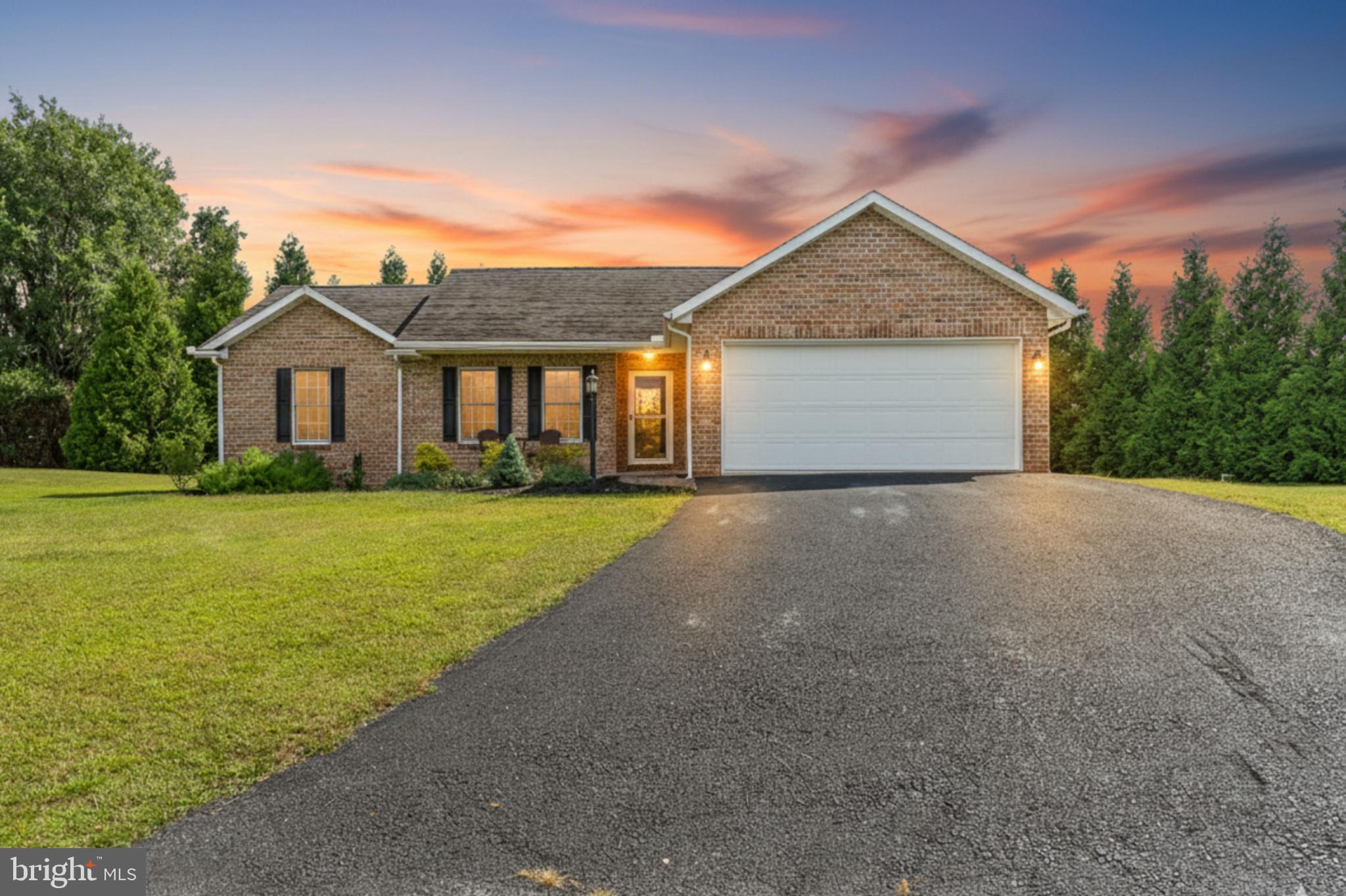 Discover the charm of this beautifully renovated and well maintained ranch-style home in Paulmark Estates, where elegance meets comfort. This 3-bedroom, 2-bathroom with cultured marble showstopper boasts a spacious layout with solid real hardwood and tile flooring throughout, creating a warm and inviting atmosphere. The heart of the home sits within the heart of the neighborhood, look at map, features a tasteful kitchen with new quartz countertops and stainless steel appliances, perfect for culinary enthusiasts. Enjoy cozy evenings in the family room, seamlessly connected to the dining area. Step outside to a generous 0.51-acre lot, complete with a large 10 x 20 patio with hot tub/swim-tub hookup and covered front porch, ideal for entertaining or relaxing in almost fully private yard. The attached front load garage is finished with insulated walls, drywall, epoxy flooring for an easy to mop clean surface. The ample driveway space provide convenience for you and your guests in this lovely cul-de-sac rancher. Recent renovations in 2023-24 updated the bathrooms, kitchen and a few other eye catching amenities so it's ready for you to purchase, move in and make it your own. With energy-efficient features and a security system for peace of mind, this property is a perfect blend of style and functionality. Electric is very low with an annual average around $120-130/month. Don't miss your chance to call this stunning residence your home!