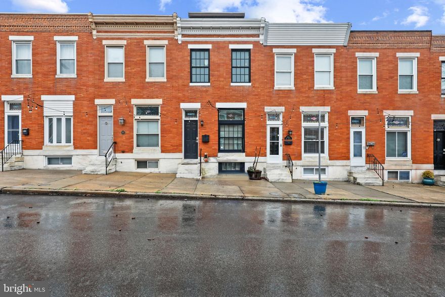 For rent in the heart of Brewers Hill, Available May 1, 2024. Check out this 2 bedroom (with room for a potential 3rd bedroom upstairs or downstairs), 2 Full bath 2 half bath townhome today. As you enter the home through the open staircase, you'll have plenty of natural light on the main floor and basement and be greeted by the exposed brick on multiple walls. The kitchen welcomes you with beautiful white cabinetry, granite, stainless steel appliances, pantry and a conveniently located half bathroom. Off the kitchen you have your own oversized parking pad. The second floor welcomes you with two bedrooms with plenty of closet space and storage, and a full bathroom with double vanities. Off of the rear bedroom you have a private deck with a hot tub. Continuing upstairs to the third floor, you have more living space that walks out to an additional deck. Downstairs you'll find a fully finished lower level, full bathroom, and storage room with washer and dryer that also walks out to the parking pad. The home will be professionally painted and professionally cleaned prior to move in. Close proximity to retail shopping, local dining, Patterson Park and all major highways. Available May 1st, 2024, please reach out to schedule a private tour or for the application.