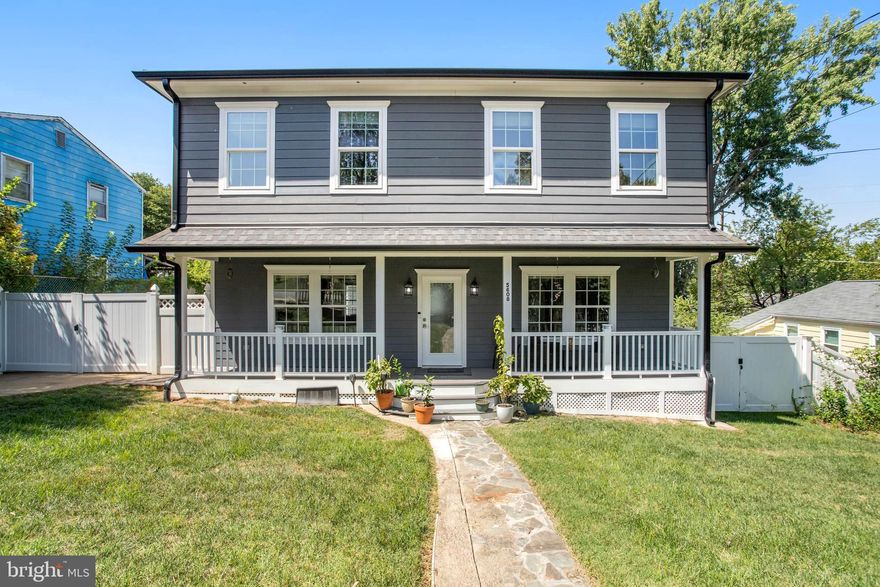 Welcome to this stunning, completely remodeled home, meticulously transformed from top to bottom! With a spacious 2,765 square feet of living area, every detail has been thoughtfully considered to create a truly exceptional living space. From the beautiful finishes to the carefully designed layout, this home is the epitome of style and functionality.

Upon entering, you're immediately struck by the warmth and sophistication of the beautifully appointed interior. Gorgeous hardwood floors, recessed lighting, and an abundance of natural light converge to create a stunning living/dining area that's perfect for entertaining or everyday living.

The gourmet kitchen is a culinary dream, featuring sleek off-white cabinets, lustrous granite countertops, a charming farm sink, and premium stainless steel appliances. This exceptional space is sure to inspire your inner chef.

The upper level is a serene retreat, with rich hardwood floors flowing through three spacious bedrooms, including a luxurious primary suite. This tranquil oasis boasts a generous walk-in closet and a sumptuous en-suite bath, perfect for unwinding. The beautifully remodeled hallway bath adds an extra touch of elegance and sophistication.

The expansive basement is a versatile haven, offering a massive rec room, an ideal office space, and a brand-new full bath. This incredible flexibility makes it the perfect spot for work, play, or relaxation.