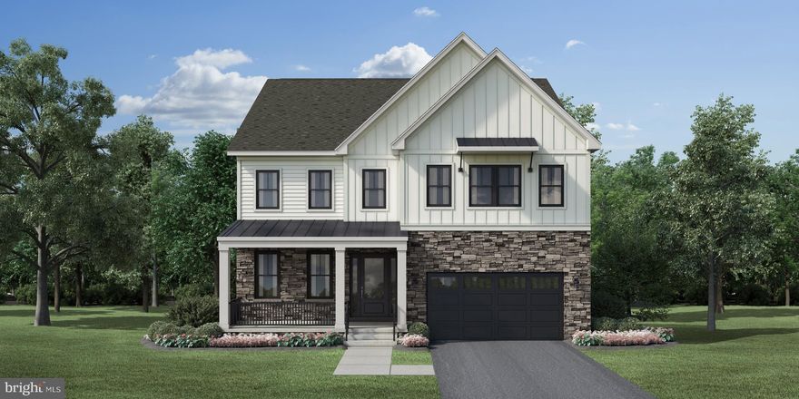 Welcome home to the Fairlane Modern Craftsman — a breathtaking, newly built single-family residence offering over 5,600 square feet of luxury living across three beautifully finished levels. Step inside the main level and experience an open-concept design enhanced by soaring 10-foot ceilings, a wall of windows in the great room, and abundant natural light that floods the space. A sleek, contemporary fireplace adds warmth and sophistication, while the chef-inspired kitchen stuns with dual waterfall islands, stacked premium cabinetry, and generous room for both everyday meals and grand-scale entertaining. Seamlessly blend indoor and outdoor living with a 15' x 8' multi-panel sliding stacking door that opens to a covered outdoor space complete with its own fireplace—ideal for relaxing evenings or lively gatherings. A private office enclosed by double glass French doors offers the perfect work-from-home retreat. Upstairs, the luxurious primary suite is a true sanctuary, featuring expansive walk-in closets and a spa-like bath with a freestanding soaking tub, oversized frameless glass shower with built-in bench, and dual vanities. Three additional bedrooms, each with its own en-suite bath, a spacious loft, and a full laundry room complete the upper level. The finished lower level adds exceptional flexibility and entertainment space, including a large recreation room, a private bedroom, and a full bath with a 5-foot shower and built-in bench—ideal for guests, a home gym, or a media haven. Additional highlights include a two-car front-entry garage with extended driveway, professionally curated finishes throughout, and energy-efficient construction. Located in the sought-after Amalyn community, residents enjoy access to resort-style amenities such as a clubhouse, state-of-the-art fitness center, outdoor pool, splash pad, grilling area, and scenic walking trails—all just minutes from downtown Bethesda and major commuter routes. Start 2026 in style and make the Fairlane Modern Craftsman uniquely yours for the New Year!