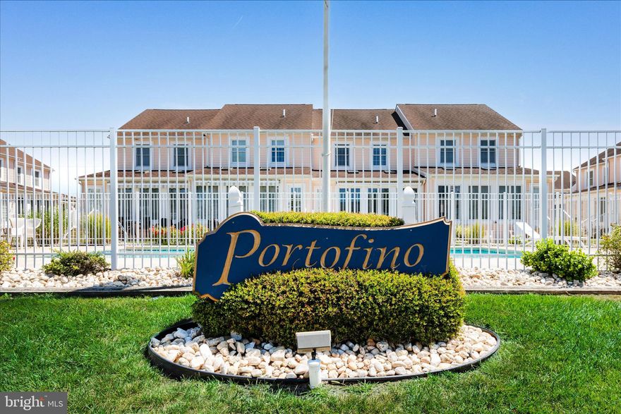 Absolutely stunning end unit townhome by the bay, where comfort meets coastal style, only minutes from the beaches of Ocean City and Fenwick. Lush landscaping makes a cheerful first impression and hints at the inviting spaces inside. Thoughtfully cared for and offered partially furnished, this home makes moving in simple. The kitchen shines with stainless steel appliances, black granite countertops, and warm maple cabinetry. A dedicated beverage station with wine storage and lighted display cabinetry creates an ideal spot for a coffee bar or entertaining. A pantry and rustic tile backsplash add practical charm. The kitchen opens easily to the dining and living areas, creating a seamless space for everyday living. In the living room, a corner gas fireplace adds a cozy centerpiece, while two arched doorways open to the expansive sunroom. Flooded with natural light and overlooking the community pool, the sunroom offers a peaceful place to unwind in every season. The main level also features two generous storage closets and a stylish powder room. Upstairs, the primary suite offers a relaxing getaway with calming bay views, a walk-in closet, ceiling fan, and a private bath designed for comfort. Two additional bedrooms enjoy abundant natural light and views of the sparkling pool, making them perfect for guests or family. A modern hall bath with a walk-in shower and a centrally located laundry area add to the ease of daily living. Outdoor enjoyment comes easy with a rear patio overlooking the pool, ideal for grilling, lounging, or gathering with friends on warm evenings. Residents appreciate the community’s excellent amenities, including a public dock for easy bay access, a swimming pool, and services such as trash and snow removal that keep maintenance simple. With a location close to Ocean City’s famous boardwalk, Fenwick Island, and a wide mix of restaurants and shops, this townhome delivers a winning blend of convenience, charm, and coastal living. Don’t miss out on perfection!