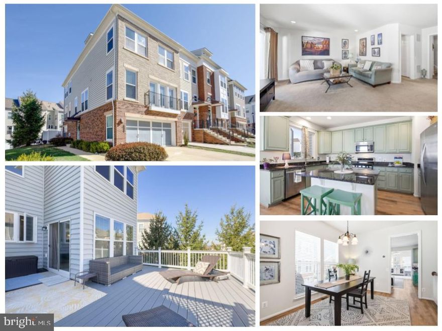 Welcome to this stunning end-unit townhome in the highly sought-after Brambleton community, where style, space, and location come together perfectly. Filled with natural light and enhanced by recessed lighting throughout, this beautifully maintained home offers the feel of a single-family residence with the convenience of townhome living.
The main level features a spacious and open layout ideal for both everyday living and entertaining, complete with a gourmet kitchen featuring gas cooking and seamless flow to a large deck—perfect for outdoor dining and relaxing. Just below, enjoy a fenced rear yard with a brick-paved patio, creating a private outdoor retreat rarely found in townhome living.
Upstairs, you’ll find three generously sized bedrooms, including a luxurious primary suite with a rare bump-out sitting area, perfect for a private lounge, office, or reading space. The primary suite also boasts two walk-in closets and a well-appointed bath. For added convenience, the washer and dryer are located on the upper level, and the home features a brand new washer and dryer.
The fully finished lower level includes a fourth bedroom or flex space, ideal for guests, a home gym, or office, along with additional living space and easy access to the backyard.
Additional highlights include a 2-car garage, abundant natural light from end-unit exposure, and a layout that truly lives large.
Located in the award-winning Brambleton community, residents enjoy access to incredible amenities including multiple pools, clubhouses, scenic walking and biking trails, parks, playgrounds, and lake access. Just minutes to Brambleton Town Center, offering dining, shopping, grocery, movie theater, and more. Convenient access to the Silver Line Metro, Dulles Airport, Route 7, Route 28, and the Dulles Greenway makes commuting a breeze.
This is the one buyers have been waiting for—don’t miss the opportunity to own one of Brambleton’s most desirable end-unit homes.
