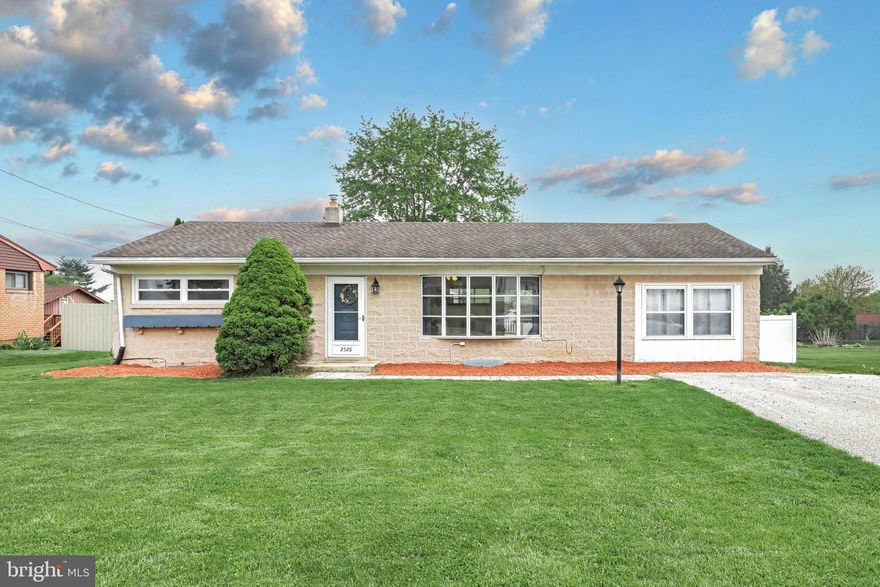 Welcome to 2526 Emig Mill Road.  This home features a living room with a large bay window.  Three main floor bedrooms, and bathroom.  The kitchen and dining area combine to create plenty of space.  Enjoy the privacy of a fenced in backyard, and spend your summer evenings relaxing on the deck.  The deck door is newly installed.  The fencing has a lifetime warranty.  In the finished basement you will find a bar perfect for entertaining, or a quiet night watching a movie.  The oversized driveway can fit four cars.
