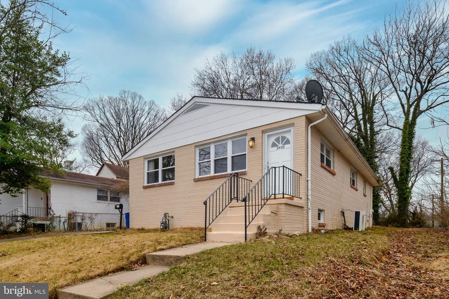 Come see this all-brick rancher with three bedrooms, one full bathroom, one half bathroom Home in the Hazelwood Community. When entering the front door to this lovely home, it has a separate foyer to step into before approaching the living room with hardwood flooring and lots of windows providing a large amount of natural lighting. Next to the living room is the formal dining room that also has the hardwood flooring, natural lighting and a center chandelier. When leaving the dining room to enter the kitchen, there is a granite top peninsula island that can provide an extra dining area with extra seating. The kitchen has solid wood cabinetry, stainless steel appliances, ceramic tile flooring and a door leading to the concrete driveway located on the side of the house. When leaving the kitchen area through the second entryway, you are then in the hallway with hardwood flooring, leading to the three bedrooms with hardwood flooring and full bathroom with tile flooring. The primary bedroom does have a convenient half bath with tile flooring. The unfinished basement has been newly painted throughout and the laundry area has a brand-new washer and dryer. There is a separate door that leads to the outside stairwell. The extra-large back yard can provide the opportunity for many future amenities and outdoor activities. Schedule that appointment now and don't miss out!