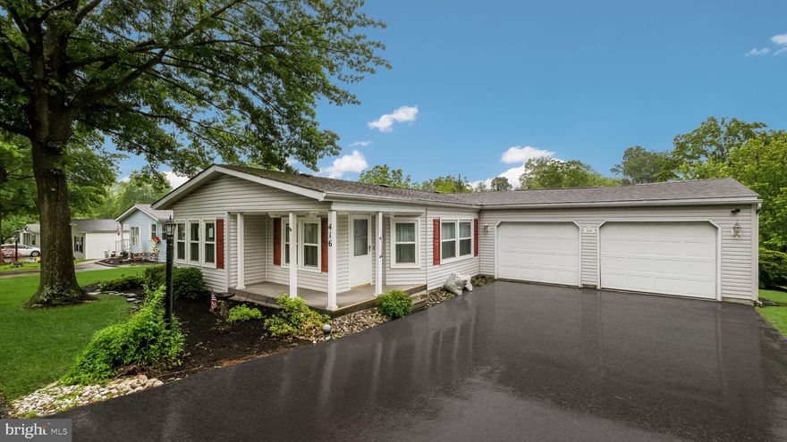 Nestled in a prime location backing to the woods in this friendly Community with nature's beautiful display of grassy meadows with wildflowers, tall shady trees newly paved quaint walking path, only steps away from Pond with fountain, gazebo and Club House, a wonderful gathering place for socializing and recreation, you’ll find this wonderful home in the sought after Hidden Springs 55+ community offering an ideal blend of comfort and convenience making it a true haven for those seeking a peaceful yet active lifestyle. As you approach this residence, adorned with attractive landscaping featuring only 1 of 3 attached 2-car garages w/ opener that can be accessed from inside the house, has plenty of space for a workbench and/or storage also offering 2 additional parking spaces, you are greeted by a quaint covered front porch that invites you to relax, enjoy a good book and engage with friendly neighbors. Enter the home to a vestibule vinyl floored foyer w/coat closet. Step inside to discover an open floor plan that seamlessly connects the living room, a separate dining room perfect for hosting dinners which boasts plush neutral carpeting that flows throughout the home. Adjacent to the Dining Room is a spacious kitchen with a double stainless sink with GD, DW, smooth top electric range, new microwave, Butler’s pantry closet & an abundance of counter space for your culinary creativity. A spacious Morning room with lots of windows while the warm glow of natural light enhances the space's welcoming ambiance. A relaxing Florida sunroom off the dining room with a wall of windows, perfect for unwinding after a day of community activities or hosting intimate gatherings. Double glass slider doors open to the rear yard overlooking a serene, park-like setting of woods to enjoy the wildlife, tranquility and quiet with only sounds of chirping birds or meander down the quaint walking path just behind the home to explore the natural beauty of the area along the trail. At the end of the hall you’ll find the Main bedroom suite w/Cathedral ceilings, an 11’ x 4’closet and a 2nd closet. Double door entry leads to your private ensuite w/garden tub, double bowl vanity & stall shower. Both baths equipped w/grab bars & newer commodes. A secondary guest Bedroom (study/office) offering (2) closets. An updated hall bath (2016) w/walk-in shower & vinyl flooring offers convenience, ensuring that both you and your guests enjoy comfort & privacy. Generously sized Laundry Room w/washer & dryer including an abundance of cabinetry on both side w/lots of counter space convenient for folding clothes & provides access to the (2) car garage. Ceiling fans in DR, Kitchen & Florida rooms. Vaulted/cathedral ceilings, crown moldings & replacement windows throughout. New Hot Water heater (2024). The community clubhouse offers an outdoor spa & pool promising endless hours of enjoyment under the sun. For those who seek intellectual & social stimulation, the community library & meeting rooms are perfect venues for expanding your horizons & connecting with neighbors. The picnic area, game room w/pool table & exercise room complete w/weights, bikes, & treadmill cater to all your leisure & fitness needs, ensuring that every day is filled with joy & vitality. Community perks include the Lamppost, a monthly publication including a calendar of all community events that take place in and around the community which include such popular events as the Fall Community Pig Roast, Community Yard Sale, Summer Pool Party and seasonal weekend farm stands offering fresh produce, baked goods, and homemade soups. Souderton's small-town charm awaits, with its quaint streets and local shops offering a plethora of dining, shopping, and entertainment options. Just a short drive to Peace Valley Park, Doylestown, and Montgomeryville Mall. Plus, with easy access to route 309 and the PA Turnpike. Embrace the ease of one-floor living & enjoy a lifestyle that balances relaxation with recreation!