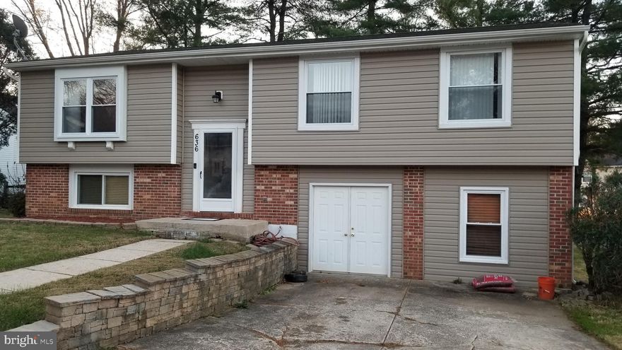 Great Home in Reisterstown, Maryland! This home has a split foyer, 3 bedrooms, 2 full bathrooms, 1 half bathroom and a bonus room on the lower level that can be used for family room or bedroom. Home has New Windows, new roof and siding. House included new dishwasher along with stove and refrigerator. Home has been freshly painted; however, NEEDS A NEW DECK! DO NOT STEP OUT ONTO THE DECK! BUYER WILL RECEIVE A $10000 CREDIT FOR THE DECK! Enjoy the quiet neighborhood in a location close to great schools.