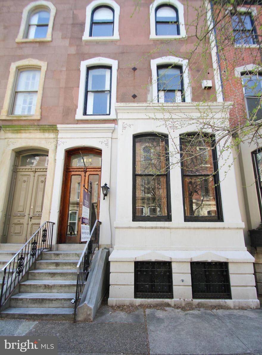 Available Now! Completely renovated 2nd floor front 1bed, 1bath with high ceilings, central heat/air. Located in the heart of Rittenhouse Square. Great location for Penn, Drexel. Pictures are of the actual unit from a previous tenancy. First, last, security due at lease signing.