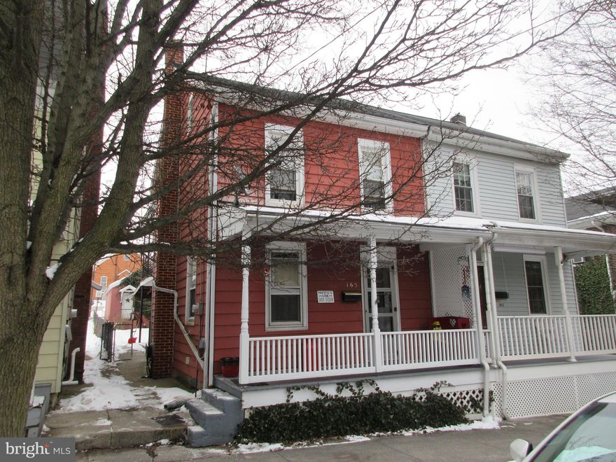 Great starter home w/garage in Spring Grove Borough.  Nice size rooms throughout.  Fenced in rear yard leading to garage, walk up large attic, hardwood & laminate floors, covered front porch, covered patio and so much more.  No FHA or VA offers.  Nice size eat in kitchen.