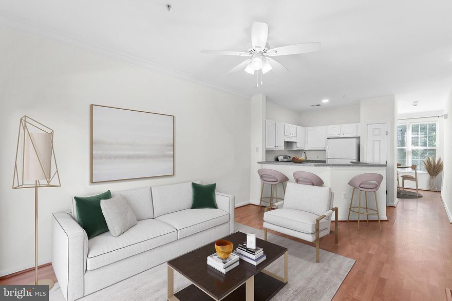 Welcome to 21763 Dragon’s Green Sq, a beautifully updated 2-bedroom, 2-bathroom townhome located in the heart of Ashburn, Virginia. This charming property boasts fresh paint and brand-new carpet throughout, making it move-in ready and perfect for its next owner. Step inside to discover a bright, open living area that offers a comfortable flow between the living, dining, and kitchen spaces. The kitchen features ample cabinet space, a pantry, and a breakfast bar ideal for casual dining or entertaining guests. Upstairs, you’ll find two spacious bedrooms, including a primary suite with an en-suite bathroom, providing a perfect retreat at the end of the day. The second bedroom is also generously sized with ample closet space, and has access to the hall bathroom. The laundry is also located on the bedroom level for added convenience. On the lower level, you’ll enjoy a multi-purpose room perfect for an office or home gym along with an attached 1-car garage, offering secure parking and additional storage. Outside, enjoy a cozy private deck, perfect for relaxing with a morning coffee or evening glass of wine. Located in a highly sought-after community, you'll enjoy easy access to Ashburn’s top shopping, dining, and entertainment options, as well as major commuter routes. Don’t miss out on this opportunity to own a beautifully updated townhome in a prime location!