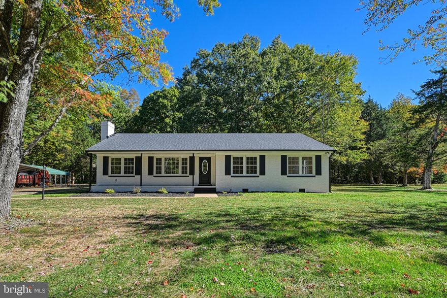 Step into comfort and potential with this brick rancher. This thoughtfully updated home presents a solid foundation with modern finishes, a flexible layout, and room to grow.

Exterior highlights include new front and side entry doors for enhanced curb appeal and security, new windows throughout for energy efficiency and bright, inviting rooms, and a new roof with updated gutters, downspouts, and fascia. The lawn was seeded and fertilized in September 2025, with fresh exterior paint, new outside lights, and upgraded porch posts, ceiling, and lighting to boost curb appeal. Fresh plantings and mulch welcome you at the entry.

Inside, the kitchen features all new appliances, granite countertops, and a stylish backsplash. The mudroom includes a new dryer and a less-than-three-year-old washing machine, making laundry easy and convenient. One bedroom retains original hardwood flooring, adding character, while the other spaces feature updated surfaces for modern comfort. Bathroom 1 has been completely updated with a new subfloor, floors, vanity, toilet, tub, mirror, and fixtures, and Bathroom 2 includes a newly updated vanity, fixtures, and toilet. 

The unfinished basement offers inside access and tremendous potential for expansion, storage, or a future living area. 

Additional updates include new electrical outlets, plate covers, and heat vents for safety and efficiency, as well as new light fixtures throughout. Closet organizers improve storage, and a cedar mantel adds warmth and character. The home’s main layout features three bedrooms and 1.5 baths, combining solid brick construction with a recent array of upgrades that reduce immediate maintenance needs.

This property is ideal for buyers seeking a well-updated home with substantial potential in the unfinished basement, first-time buyers wanting move-in-ready interiors with room to personalize, or investors looking for a solid, update-ready footprint. Home is on 3 acres!!!