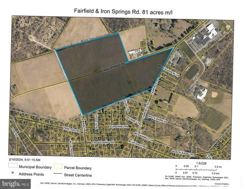 0 FAIRFIELD AND IRON SPRINGS ROAD FAIRFIELD PA 17320