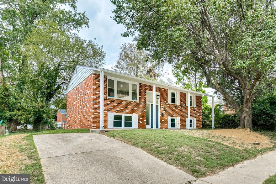 Absolutely Amazing. New Windows, New Doors, New Kitchen Cabinets, New Designer Baths, Refinished Hardwood all throughout Main Level, Fully Finished Basement with Luxury Vinyl Floor, Huge Rec Room, 2 additional room/den. Basement Walk out few steps to a HUGE backyard!  Ample Parking, Walk to everything, Public transpo/metro within walking distance, Minutes to UMD.