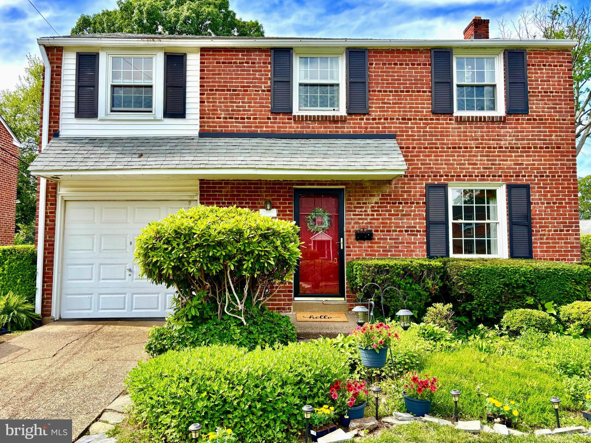 Welcome to this Lovingly maintained brick colonial nestled in a quiet street. This classic home offers 3 spacious bedrooms, 1 full bath, and an attached one - car garage. Step inside to find a freshly painted living room filled with natural light, seamlessly flowing into a formal dining room- perfect for gatherings. The well appointed kitchen offers direct access to a sunroom & a large flat, fenced in backyard with a patio, ideal for outdoor entertainment and relaxation. The second floor offers 3 generous bedrooms and hall bath. The partially finished basement provides endless potential for additional living space, a home office or a playroom. This home is ideally located within walking distance to local parks, Manoa shopping center, Pennsy trail, top-rated schools, and the YMCA. With its unbeatable location, classic charm, and endless potential, this is a rare opportunity to own in one of Havertown's most beloved neighborhoods.